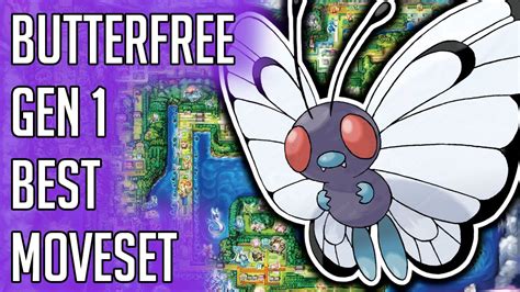 mandibuzz moveset|butterfree moveset gen 1.